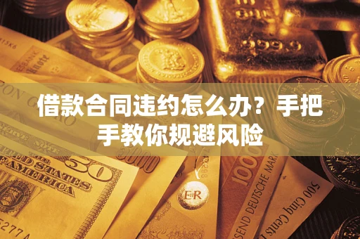 武汉借款合同违约怎么办？手把手教你规避风险