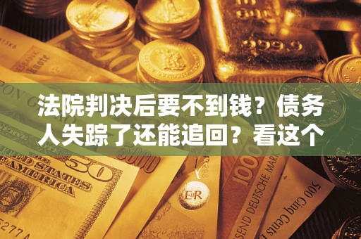 武汉法院判决后要不到钱？债务人失踪了还能追回？看这个方法！