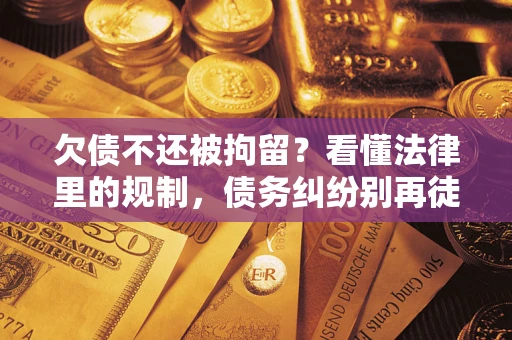 武汉欠债不还被拘留？看懂法律里的规制，债务纠纷别再徒劳奔波