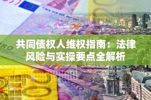 武汉共同债权人维权指南：法律风险与实操要点全解析
