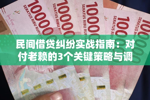 武汉民间借贷纠纷实战指南：对付老赖的3个关键策略与调解盲区解析