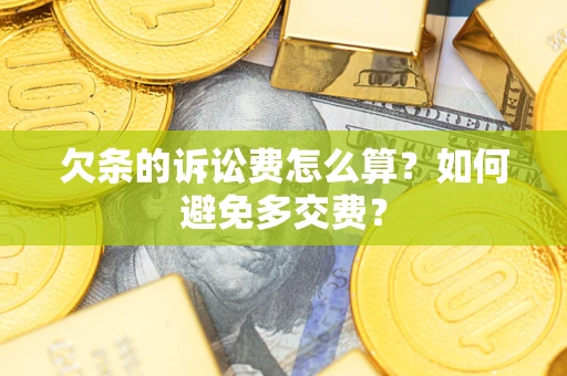 武汉欠条的诉讼费怎么算？如何避免多交费？