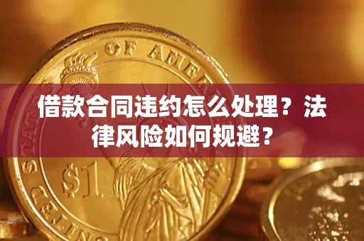 武汉借款合同违约怎么处理？法律风险如何规避？