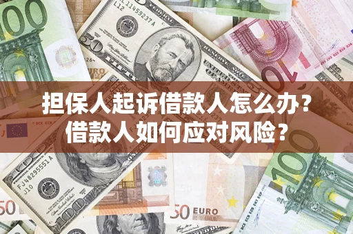 武汉担保人起诉借款人怎么办？借款人如何应对风险？