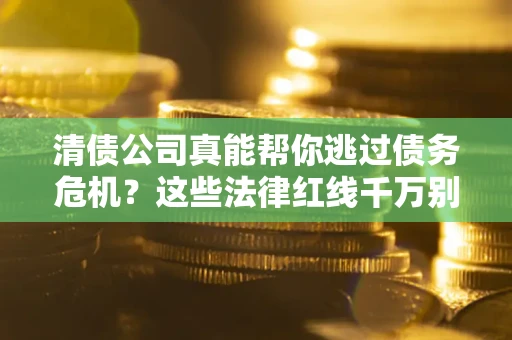 武汉清债公司真能帮你逃过债务危机？这些法律红线千万别踩
