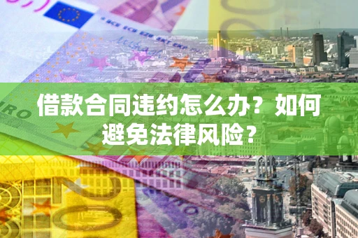 武汉借款合同违约怎么办？如何避免法律风险？