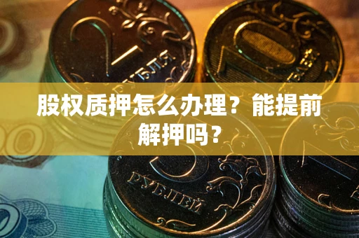 武汉股权质押怎么办理？能提前解押吗？