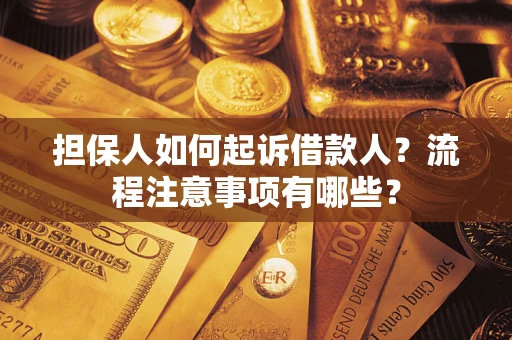 武汉担保人如何起诉借款人？流程注意事项有哪些？